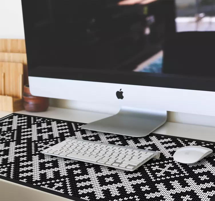 Mouse pad texturas patrón de punto geométrico - TenVinilo