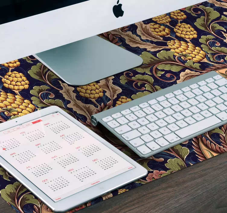 Alfombrilla ratón XXL plantas naturales - TenVinilo