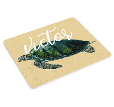 Mouse pad original arte de tortuga marina - TenVinilo