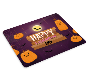 Mouse pad navidad tema de halloween feliz - TenVinilo