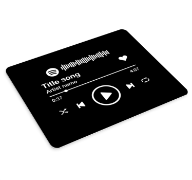 Alfombrilla ratón con nombre de Spotify - TenVinilo
