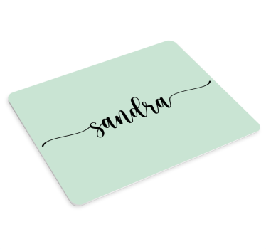 Mouse pad personalizable texto personalizado elegante - TenVinilo