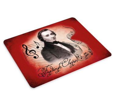 Mouse pad personalizable retrato de compositor famoso - TenVinilo
