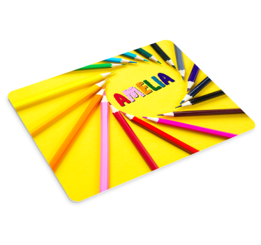 Mouse pad personalizable pantalla de nombre colorida - TenVinilo