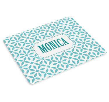 Mouse pad personalizable nombre elegante - TenVinilo