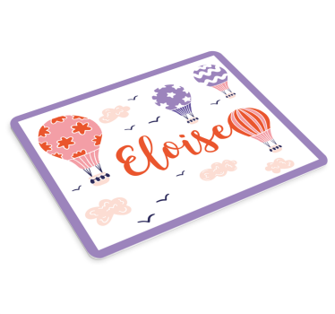 Mouse pad personalizable globos de aire coloridos - TenVinilo