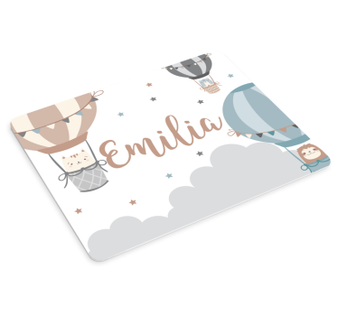 Mouse pad personalizable globos aerostáticos - TenVinilo