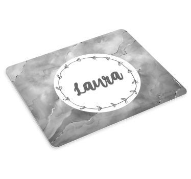 Mouse pad personalizable círculo elegante personalizado - TenVinilo