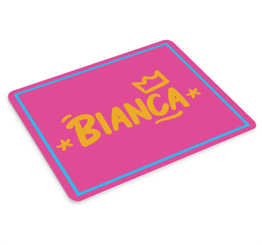Mouse pad personalizable detalles rosas personalizados - TenVinilo