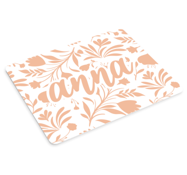 Mouse pad personalizable resaltado botánico - TenVinilo