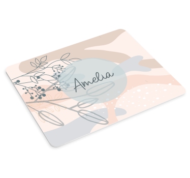 Mouse pad personalizable acento de nombre personalizado - TenVinilo