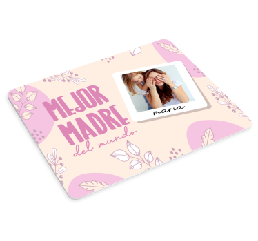 Alfombrilla ratón personalizable la mejor madre - TenVinilo