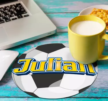 Alfombrilla de ratón balón personalizable - TenVinilo