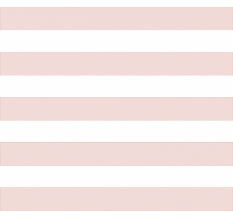 Cortina roller infantil rayas blancas y rosas - TenVinilo