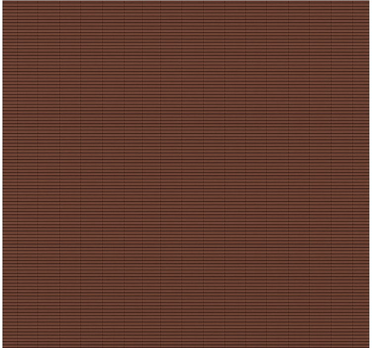 Cortina roller comedor efecto bambú marrón chocolate - TenVinilo