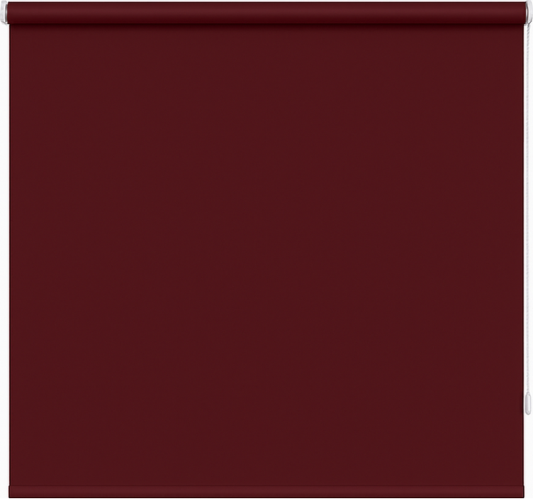 Estor enrollable comedor monocromático granate oscuro - TenVinilo