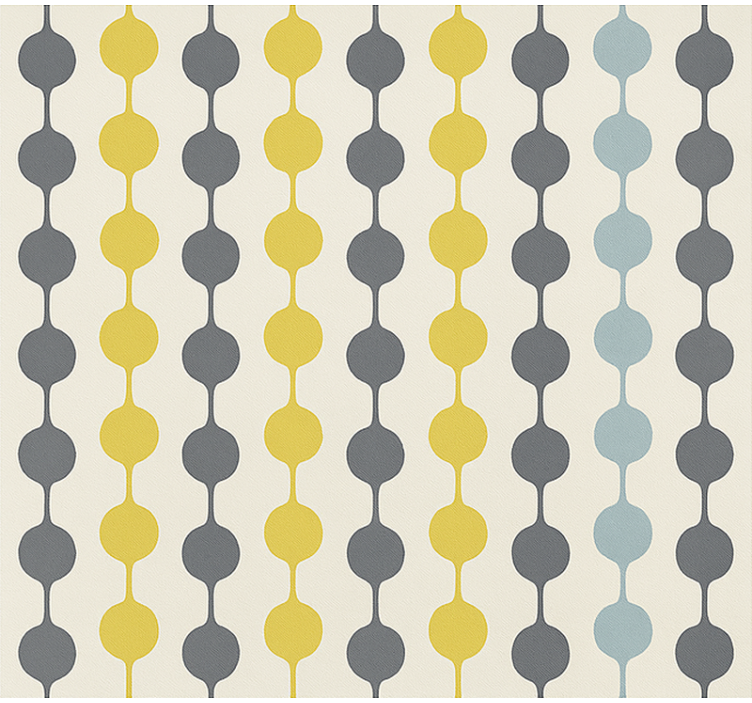 Cortina roller nórdico círculos coloridos colgantes - TenVinilo