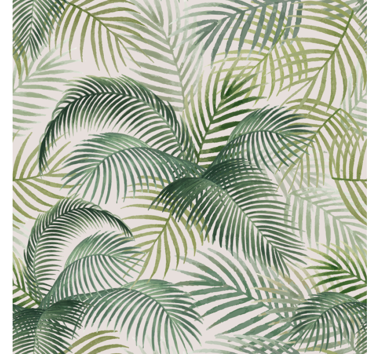 Estor enrollable comedor hojas verdes salvajes - TenVinilo