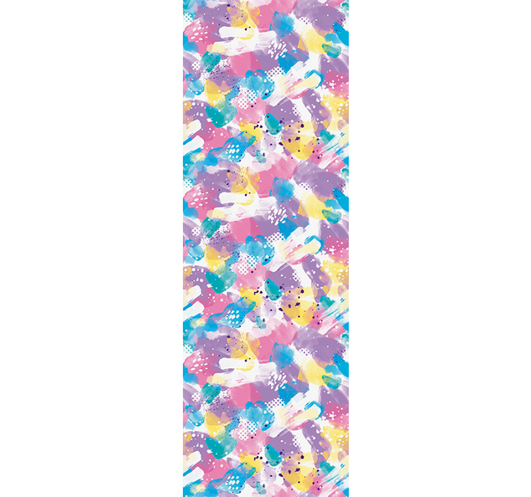 Cortina roller infantil pastel color desbordante - TenVinilo