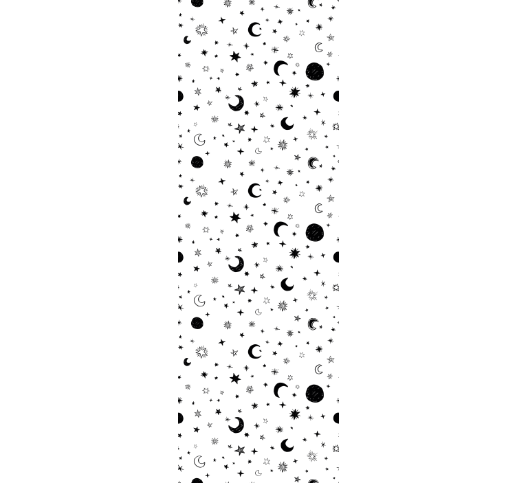 Cortina roller infantil espacio exterior con estrellas - TenVinilo