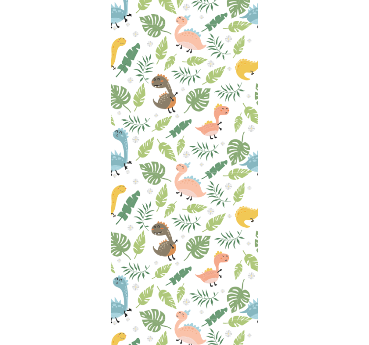 Cortina roller infantil colores pasteles bosque - TenVinilo