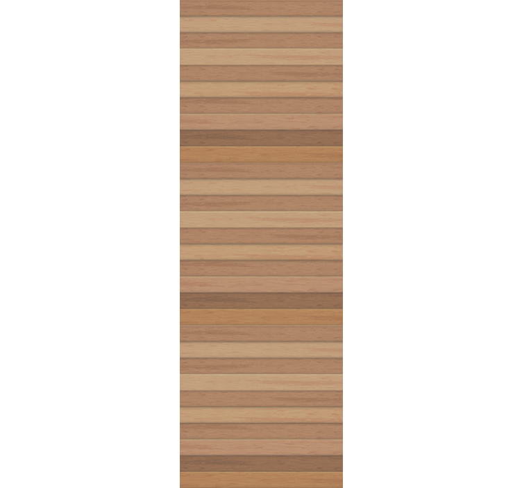 Cortina roller oficina tablones de madera rústica elegante - TenVinilo