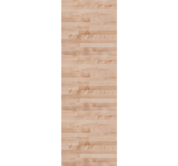 Cortina roller oficina tablón de madera marrón elegante - TenVinilo