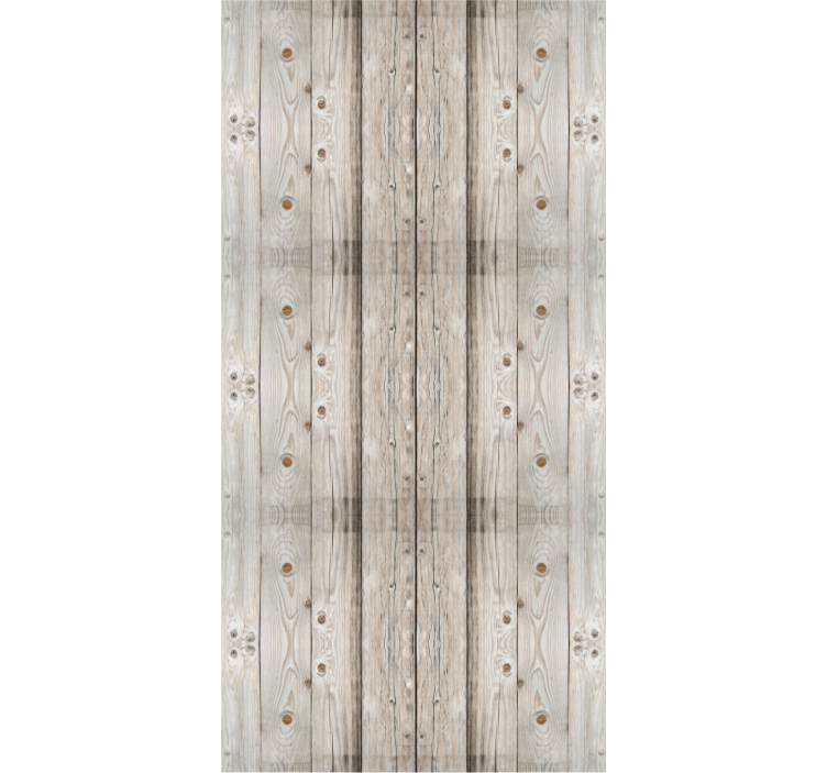 Cortina roller oficina efecto madera pino blanco - TenVinilo