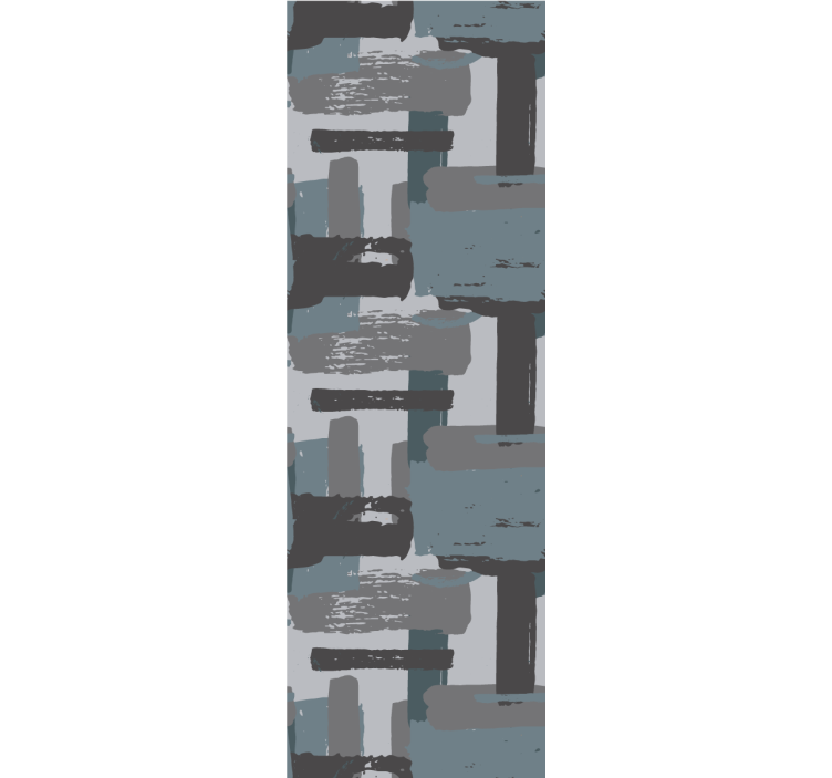 Cortina roller juvenil bloques pintados en colores claros - TenVinilo