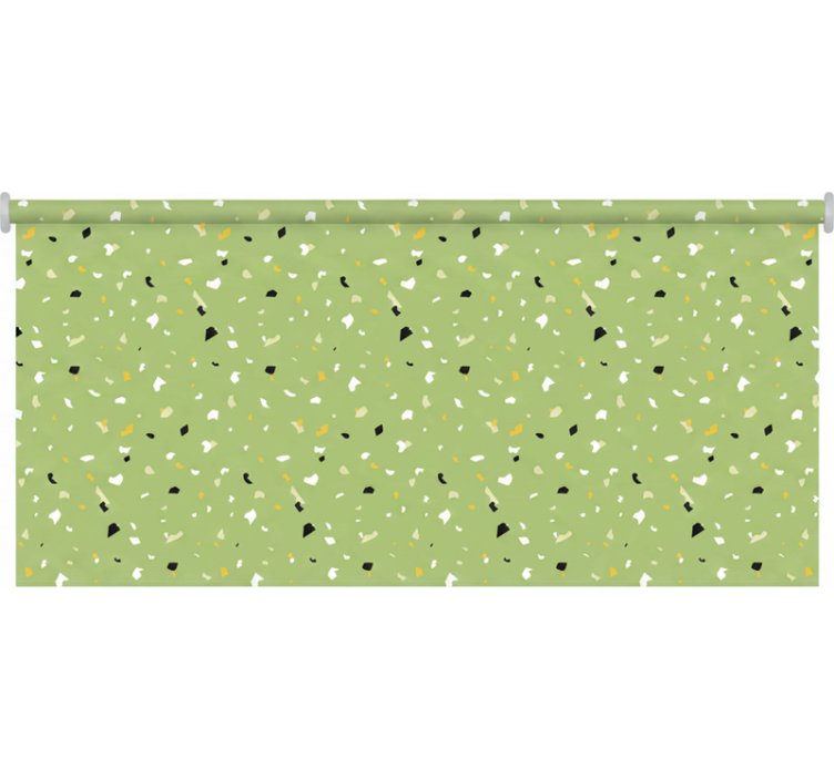 Cortina roller verde terrazzo verde - TenVinilo