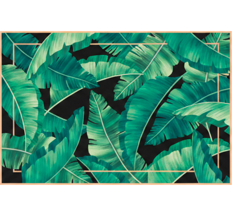 Cortina roller verde hojas verde oscuro - TenVinilo