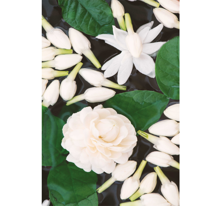 Estor floral Hermosa flor de mar - TenVinilo