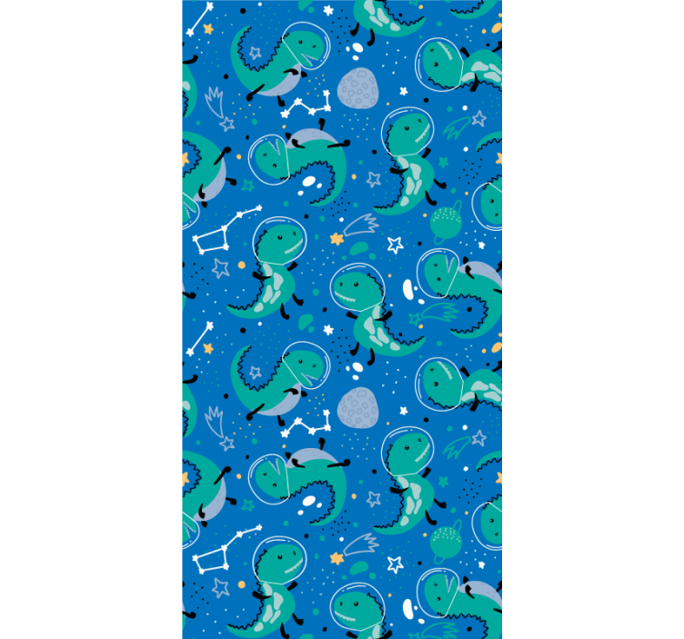 Estor enrollable dinosaurios astronautas - TenVinilo