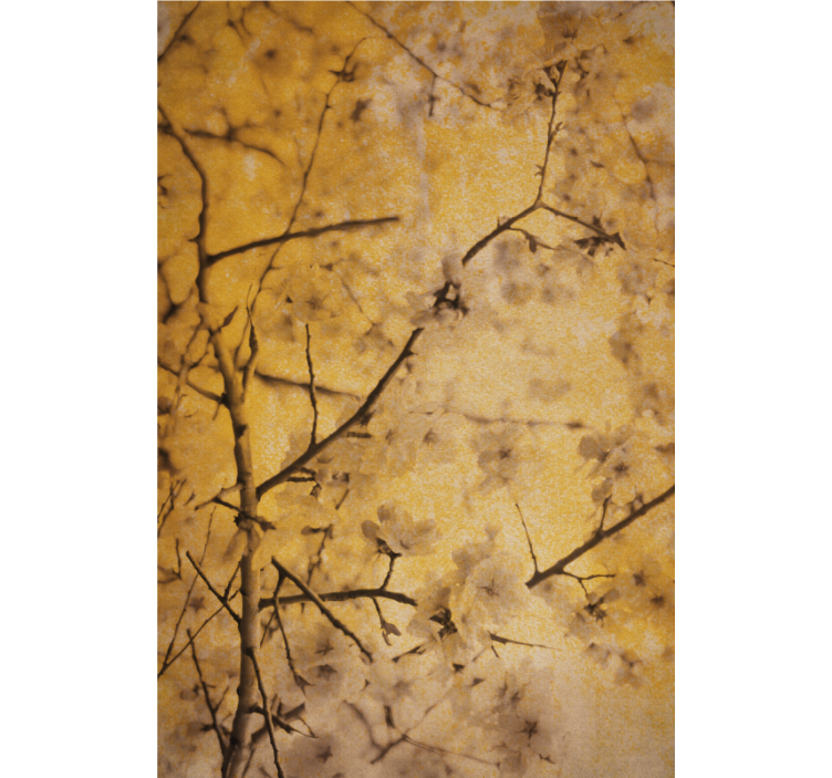 Cortina roller flores ramitas de sakura - TenVinilo