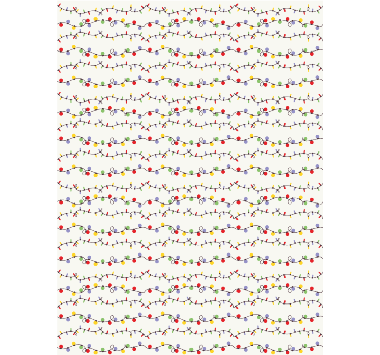 Cortina roller infantil luces de cadena de colores - TenVinilo