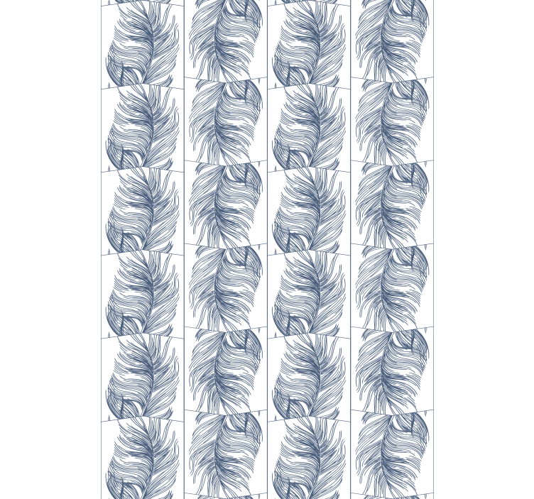 Cortina roller flores hojas beige estilizadas - TenVinilo