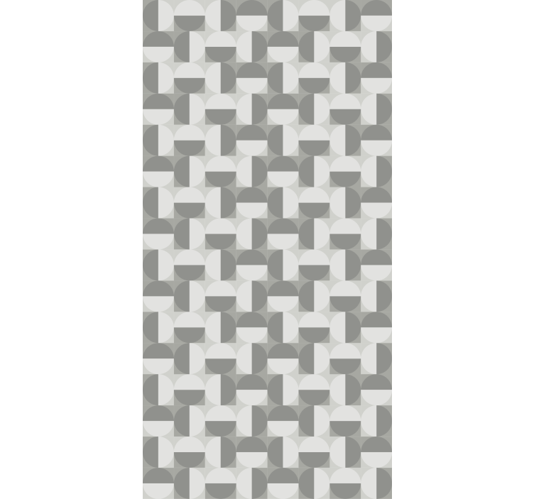 Cortina roller textura formas geométricas - TenVinilo