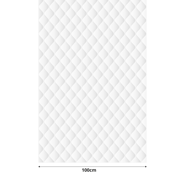 Estor patrón efecto textura acolchada - TenVinilo