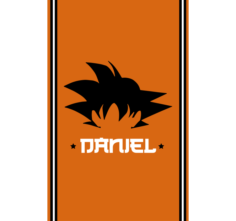 Estor de superhéroes goku personalizable - TenVinilo