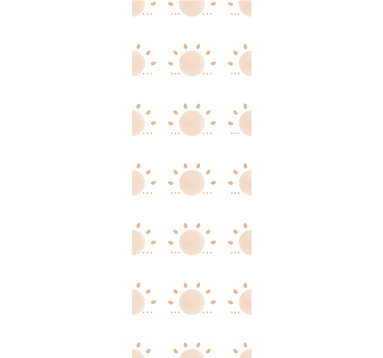 Estor enrollable nórdico patrón sol minimalista - TenVinilo