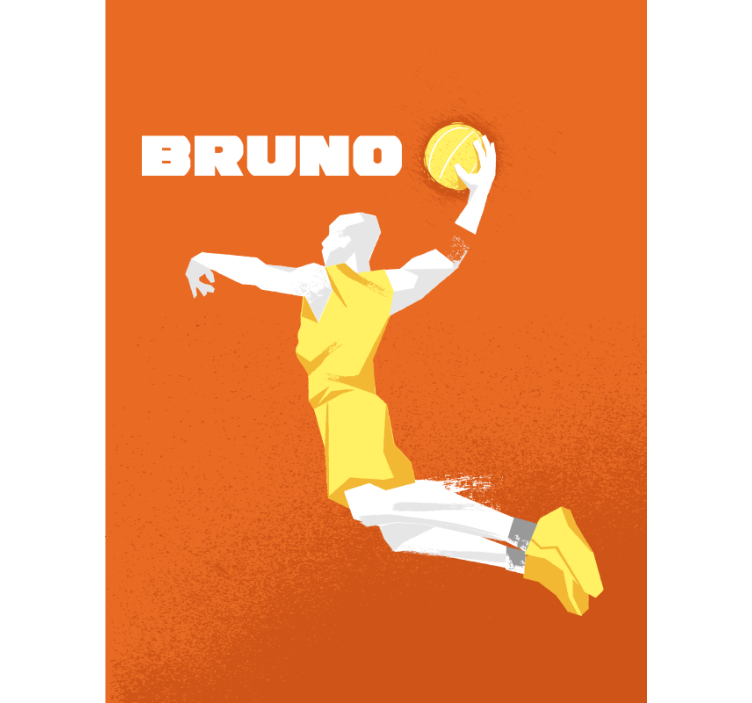 Estor deportes nombre baloncesto personalizado - TenVinilo