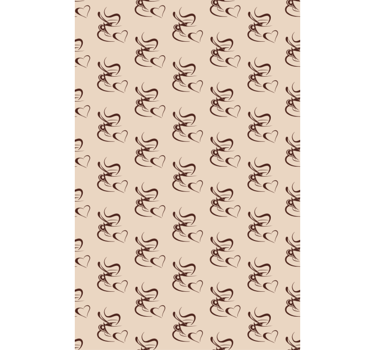 Estor cocina ilustración para amantes del café - TenVinilo