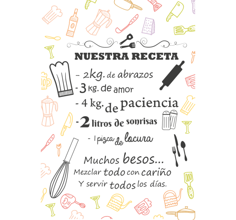 Estor cocina nuestra receta Ingredientes - TenVinilo