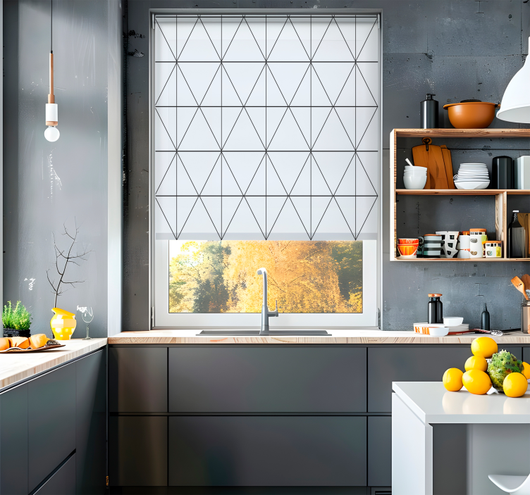 Cortina roller nórdico estilo minimalista - TenVinilo