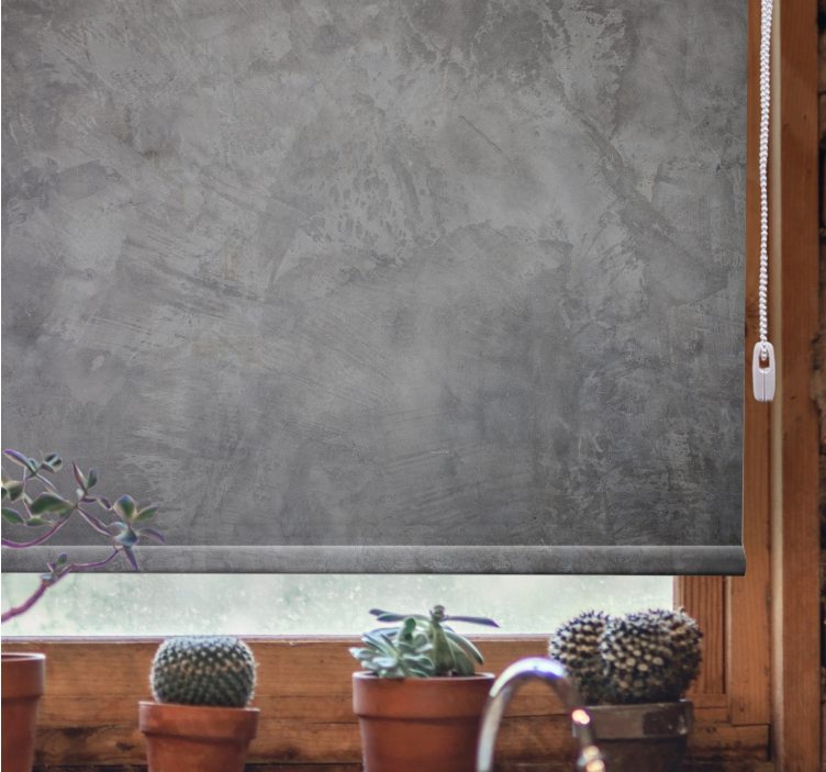 Cortina roller textura patrón de pared de hormigón - TenVinilo