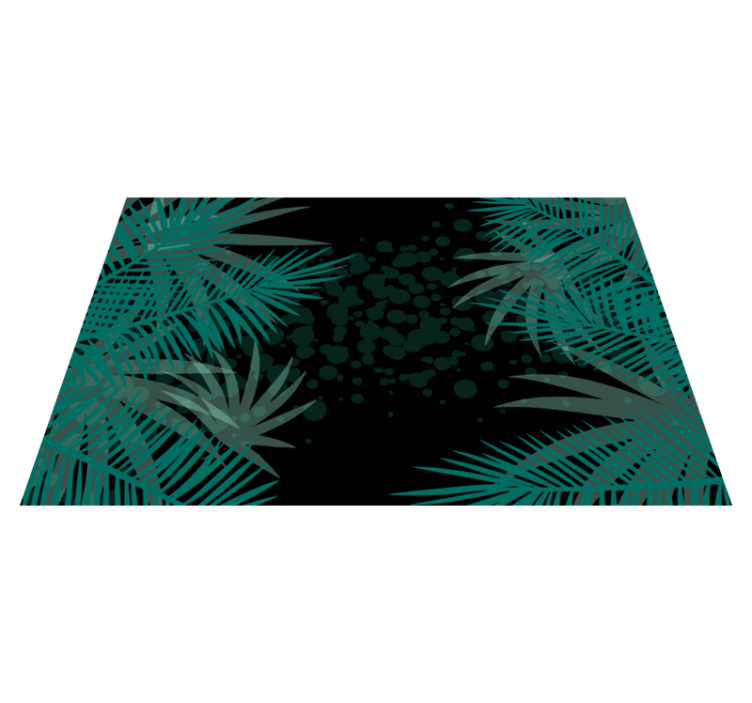 Mantel individual plantas tropicales verdes - TenVinilo