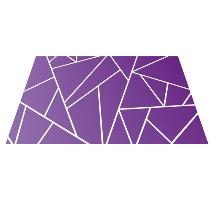 Mantel individual imitación patrón geométrico púrpura - TenVinilo