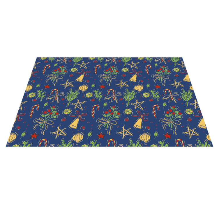 Mantel individual navideño decoración navideña - TenVinilo