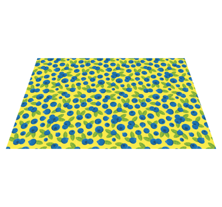 Individual original mesa patrón de arándano colorido - TenVinilo