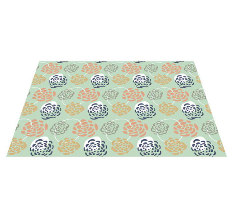 Individual original mesa arte de impresión botánica - TenVinilo